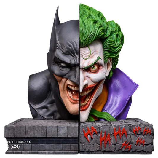 Preventa Resina Batman y Joker Figura DC Bedrock Collectibles (Licencia) Estudio