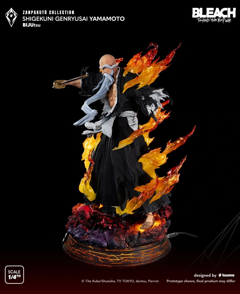 Preventa Resina Shigekuni Genryusai Yamamoto Figura Bleach Tsume Art (Licencia) Estudio