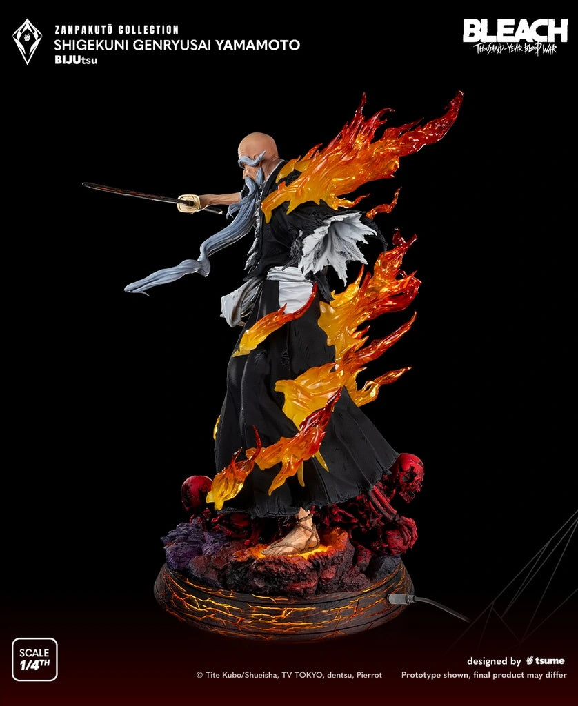 Preventa Resina Shigekuni Genryusai Yamamoto Figura Bleach Tsume Art (Licencia) Estudio