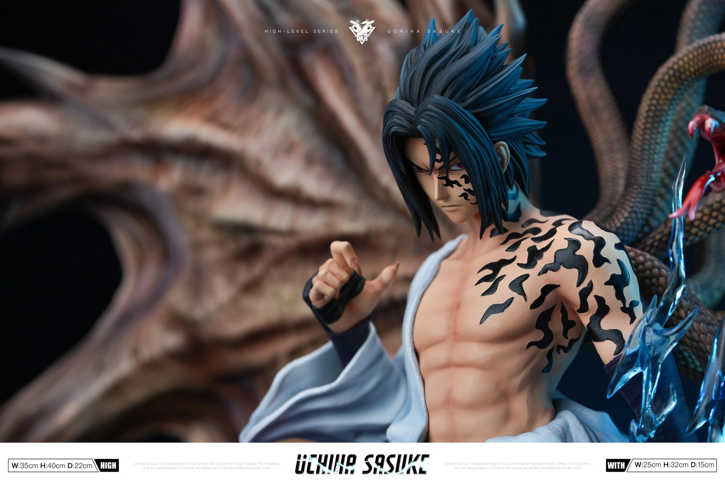 Preventa Resina Uchiha Sasuke Figura Naruto OKR Estudio