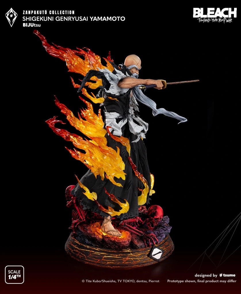 Preventa Resina Shigekuni Genryusai Yamamoto Figura Bleach Tsume Art (Licencia) Estudio