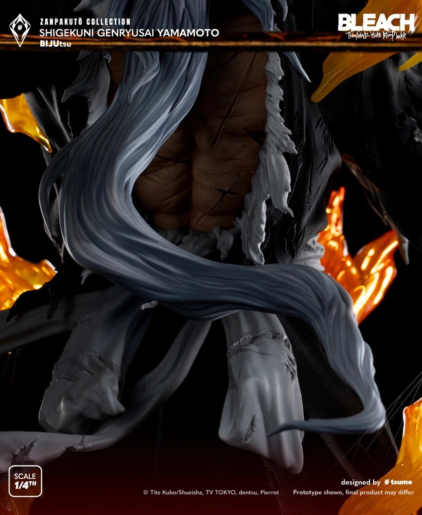 Preventa Resina Shigekuni Genryusai Yamamoto Figura Bleach Tsume Art (Licencia) Estudio