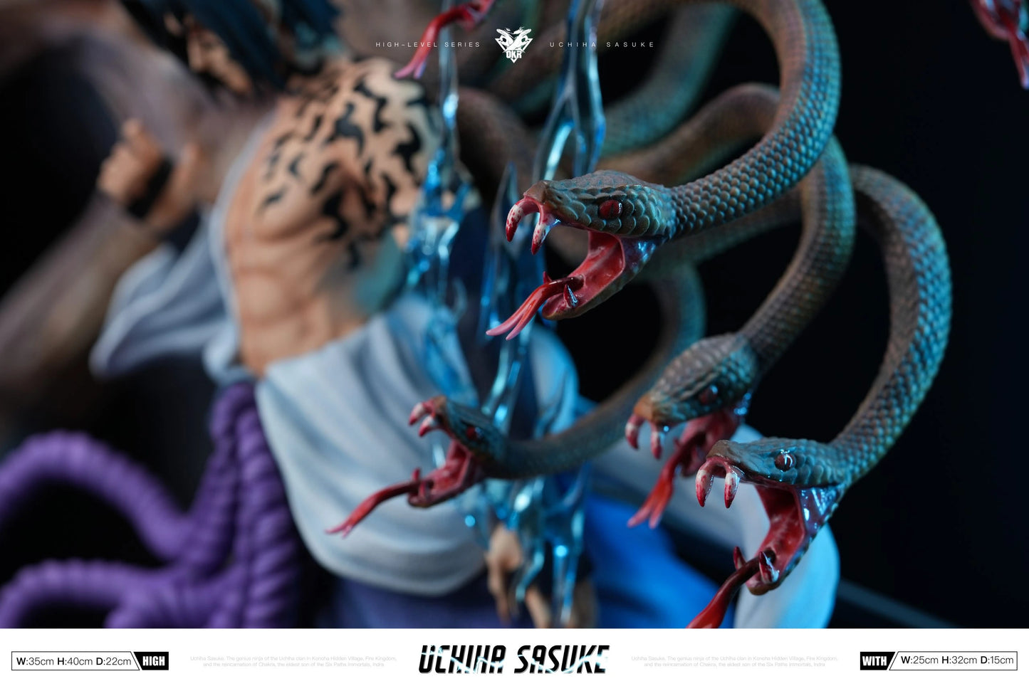 Preventa Resina Uchiha Sasuke Figura Naruto OKR Estudio