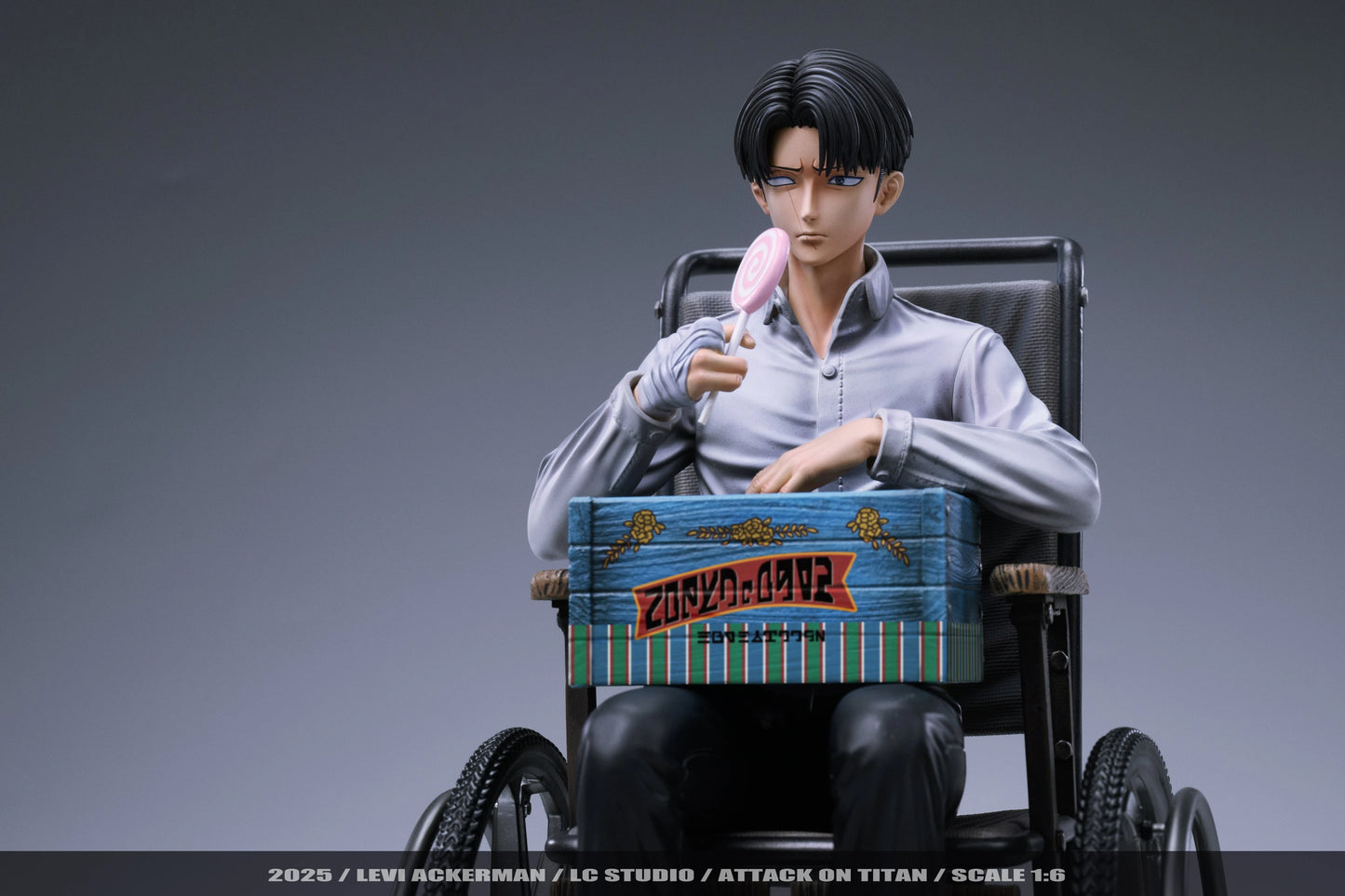 Preventa Resina Levi Ackerman Figura Attack On Titan LC Estudio