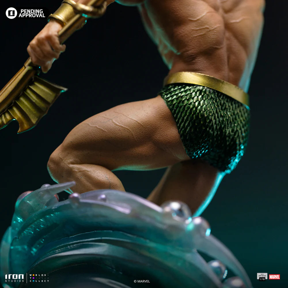 Preventa Resina Namor Figura Marvel "El Guantalente Infinito" Iron (Licencia) Estudio