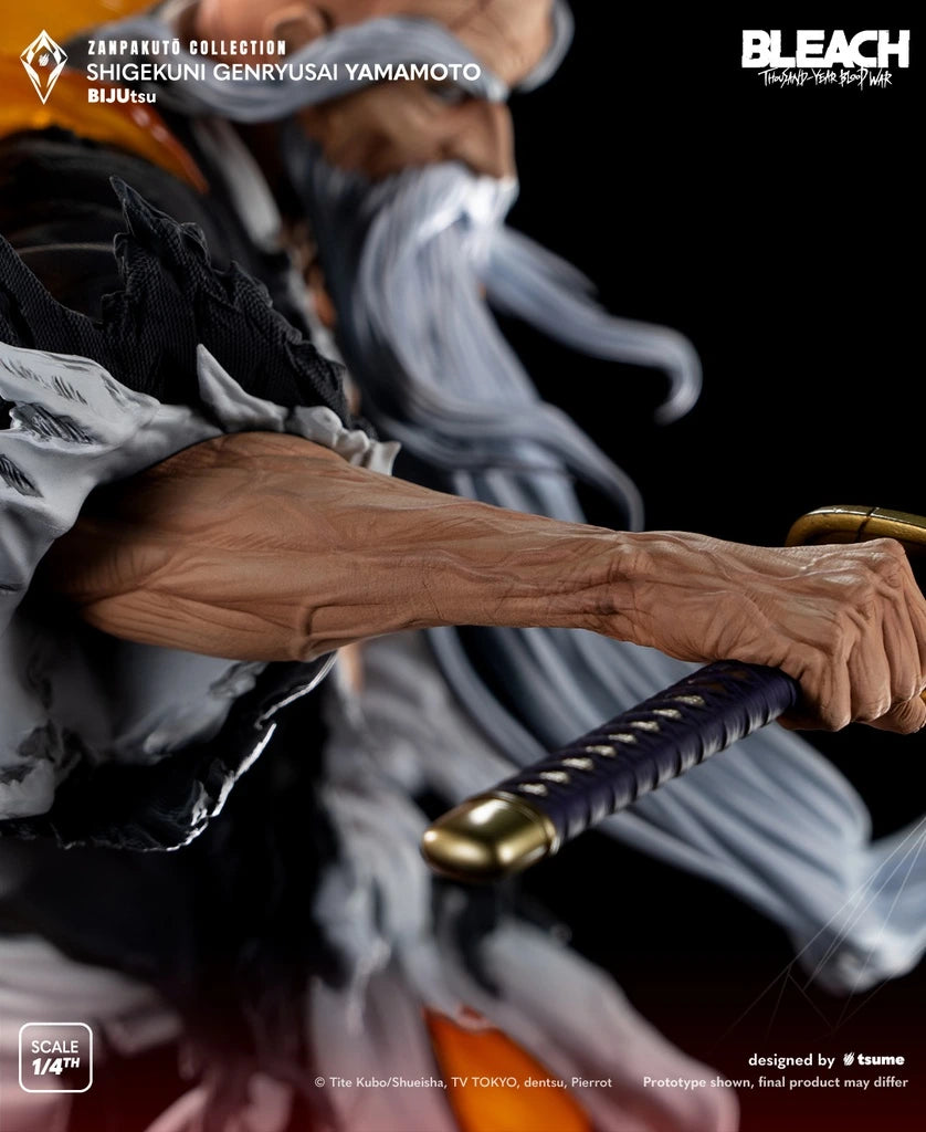 Preventa Resina Shigekuni Genryusai Yamamoto Figura Bleach Tsume Art (Licencia) Estudio