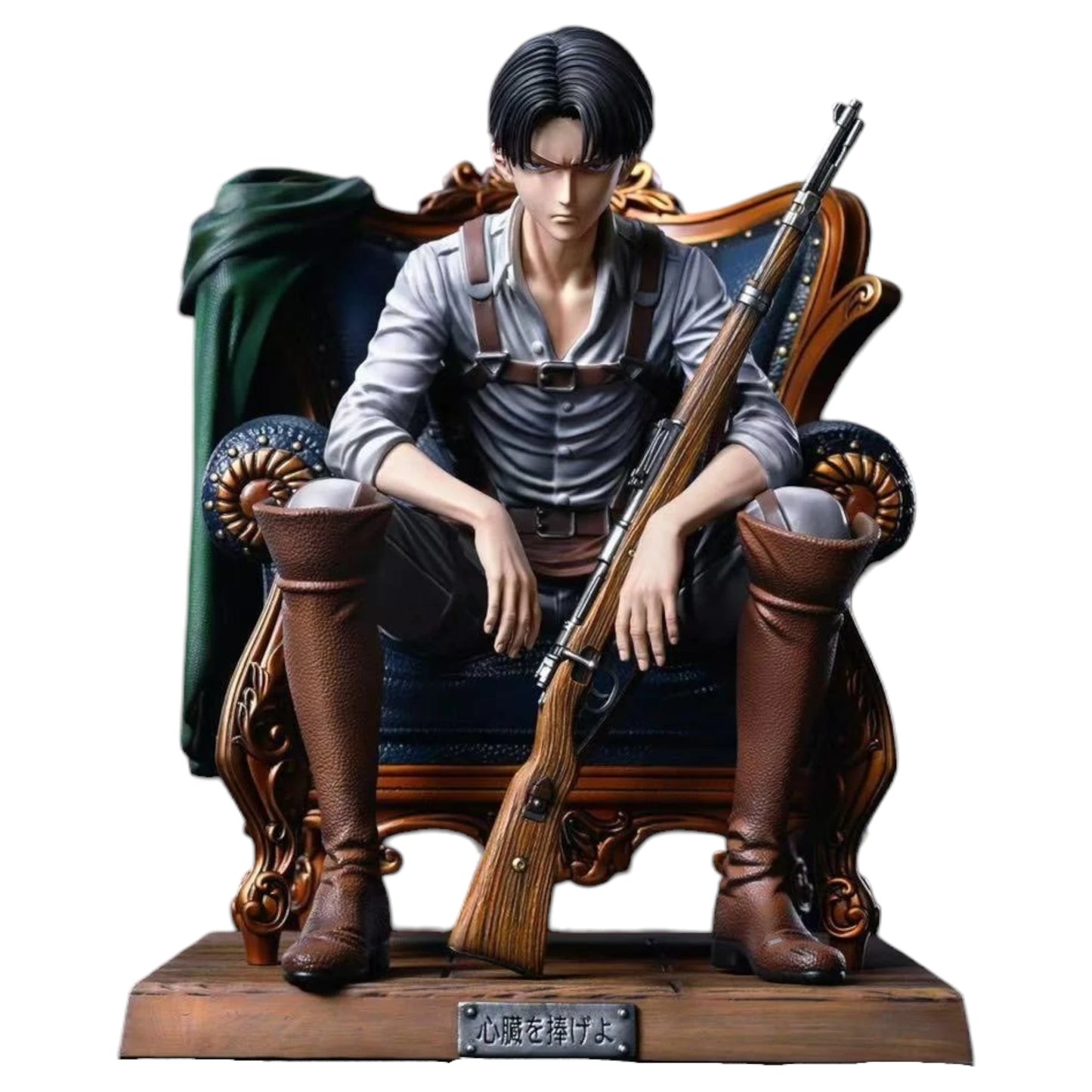 Preventa Resina Levi Ackerman Figura Attack On Titan LC Estudio