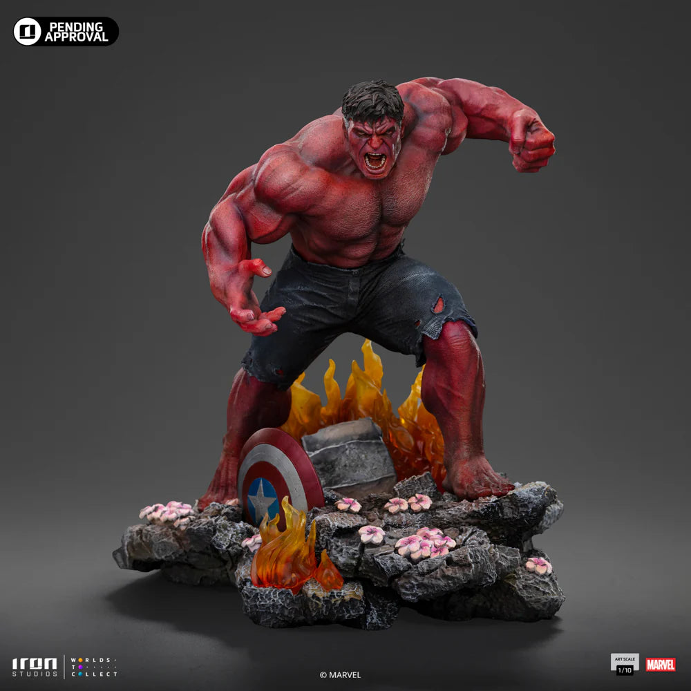 Preventa Resina Red Hulk Figura Capitán América: Un Nuevo Mundo Iron (Licencia) Estudio