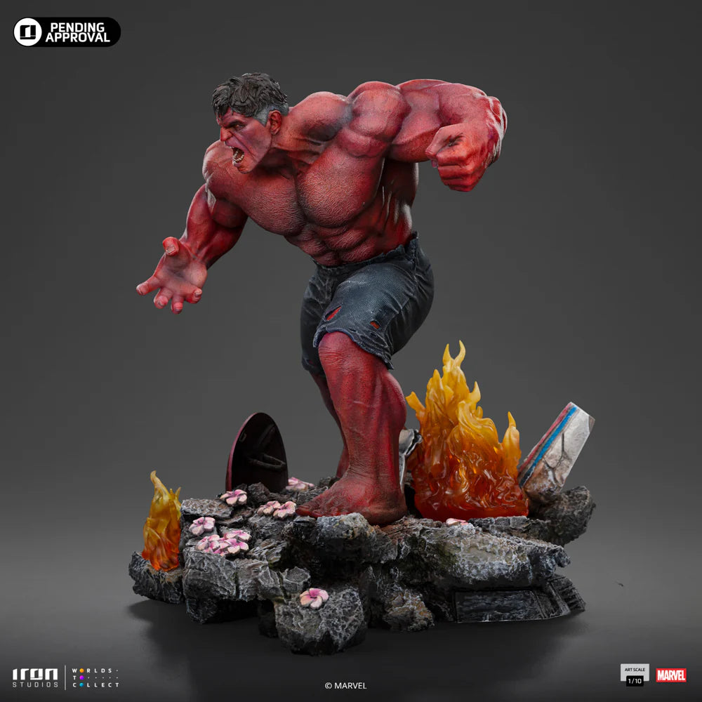 Preventa Resina Red Hulk Figura Capitán América: Un Nuevo Mundo Iron (Licencia) Estudio