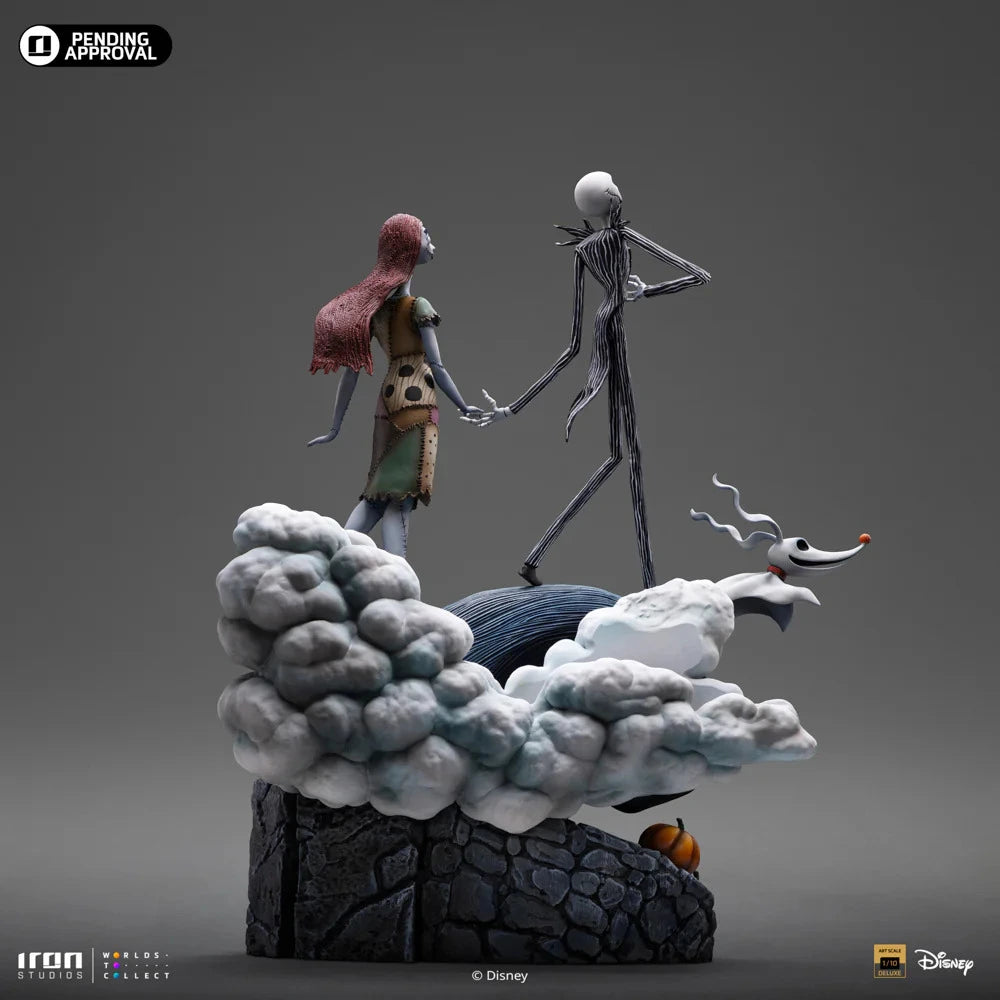 Preventa Resina Jack, sally y zero Figura El Extraño Mundo de Jack Iron (Licencia) Estudio