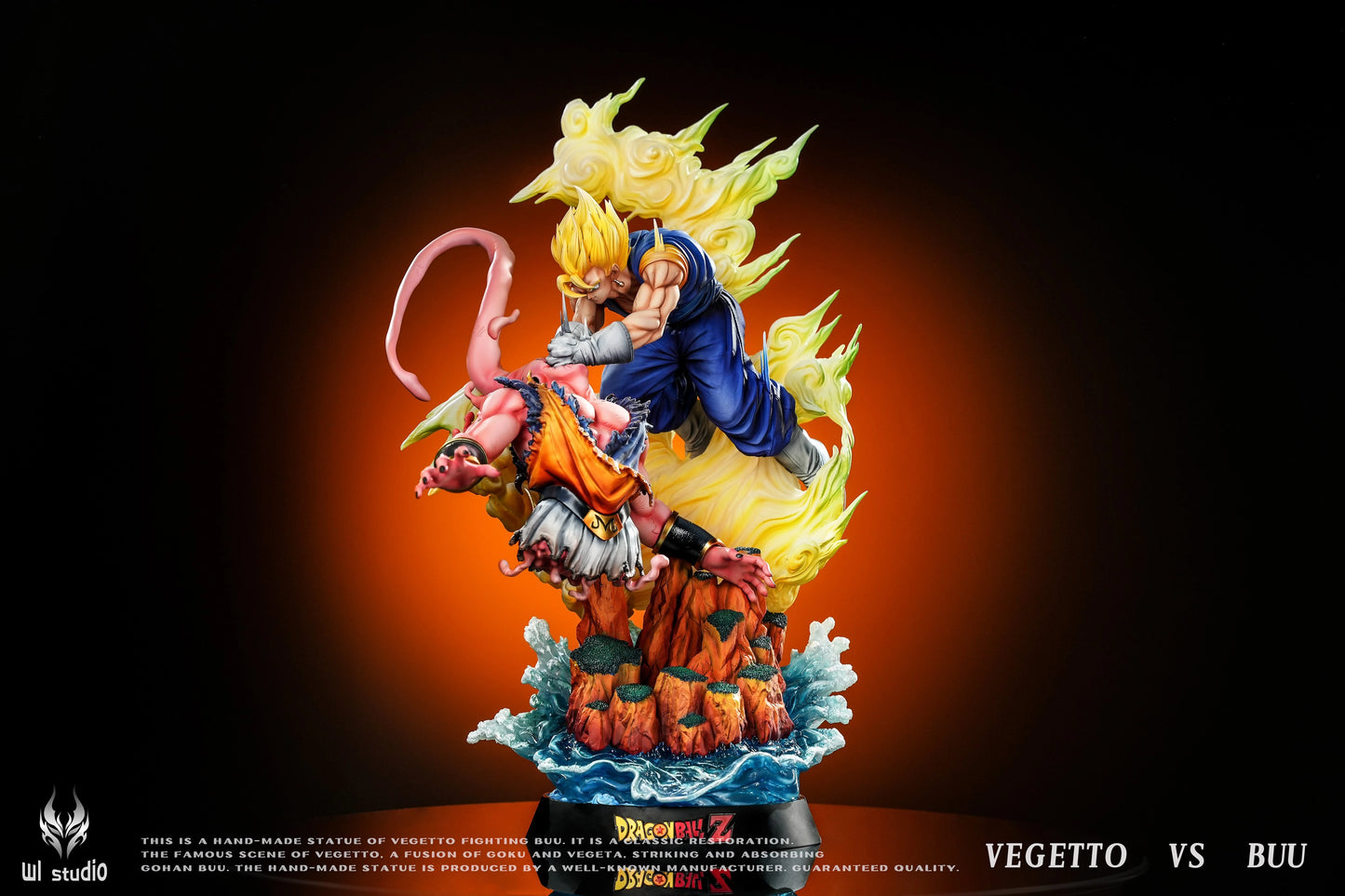 Preventa Resina Vegetto vs Buu Figura Dragon Ball WL Estudio