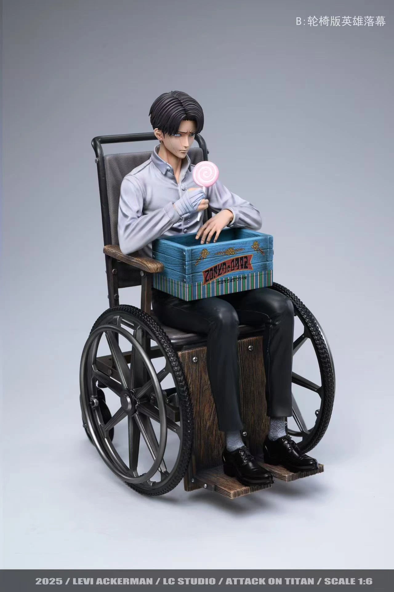 Preventa Resina Levi Ackerman Figura Attack On Titan LC Estudio