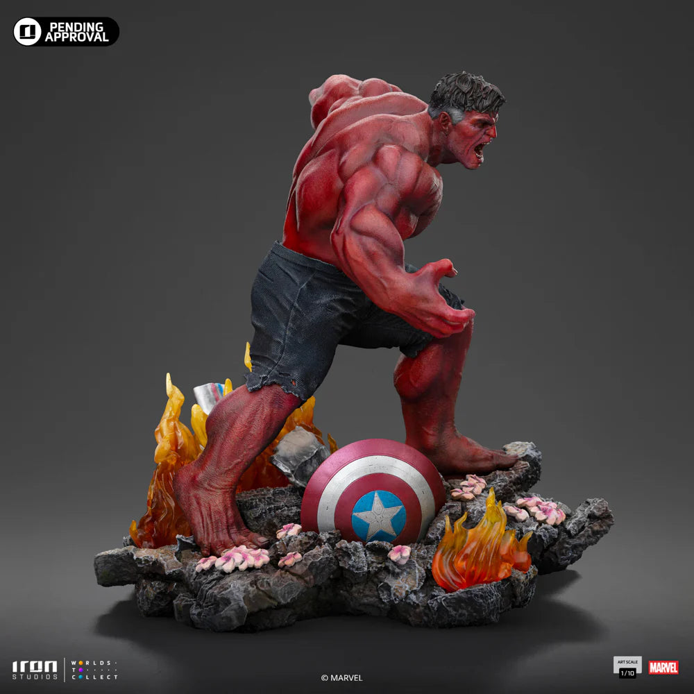 Preventa Resina Red Hulk Figura Capitán América: Un Nuevo Mundo Iron (Licencia) Estudio