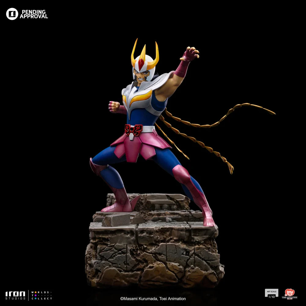 Preventa Resina Ikki "El Fenix" Figura Caballeros del Zodiako Iron (Licencia) Estudio