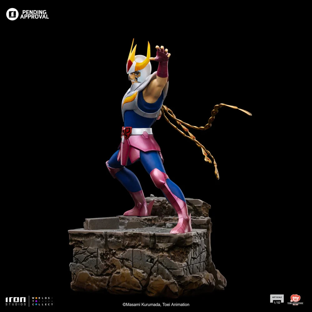 Preventa Resina Ikki "El Fenix" Figura Caballeros del Zodiako Iron (Licencia) Estudio