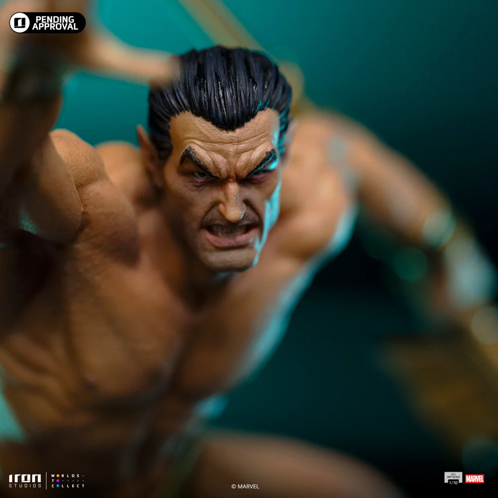 Preventa Resina Namor Figura Marvel "El Guantalente Infinito" Iron (Licencia) Estudio