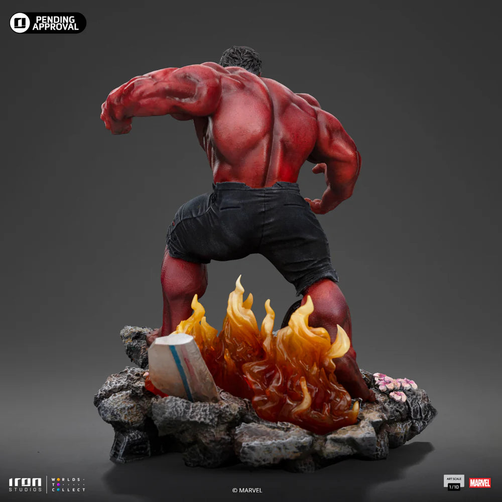 Preventa Resina Red Hulk Figura Capitán América: Un Nuevo Mundo Iron (Licencia) Estudio