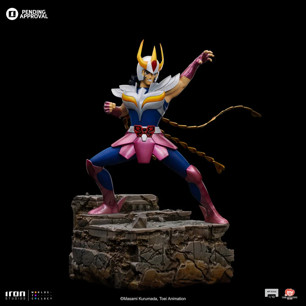 Preventa Resina Ikki "El Fenix" Figura Caballeros del Zodiako Iron (Licencia) Estudio