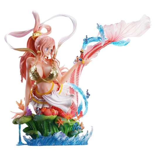 Preventa Resina Shirahoshi Figura One Piece DC & Monkey D Estudio