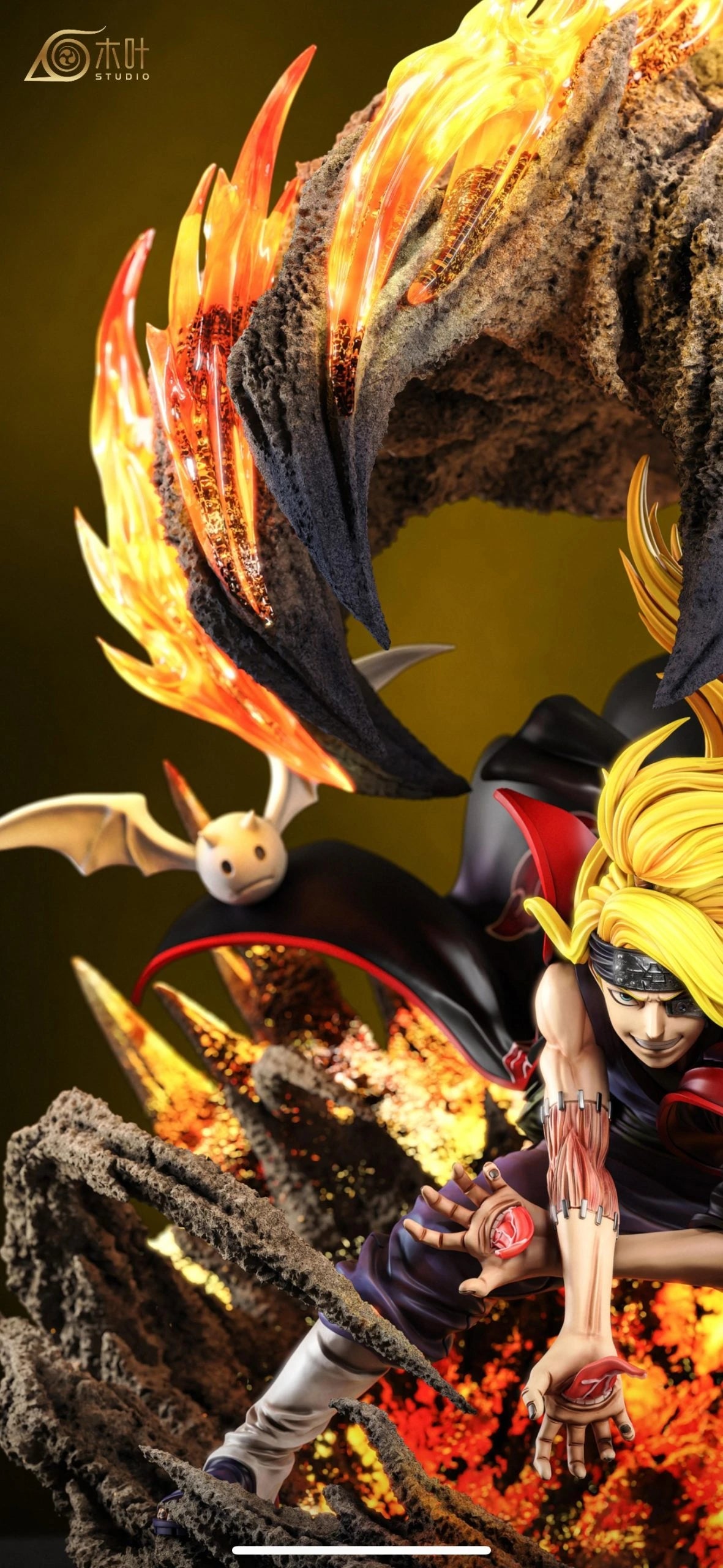 Preventa Resina Deidara Figura Naruto Konoha Estudio