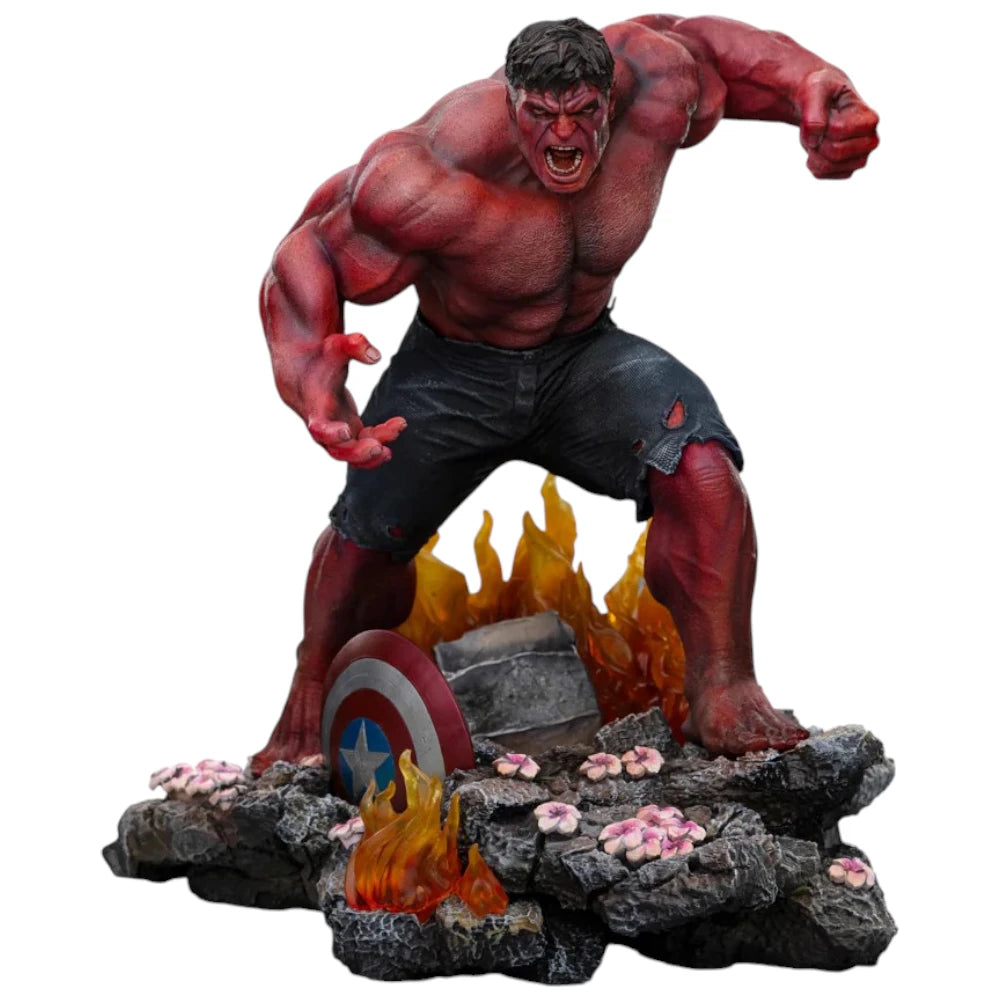 Preventa Resina Red Hulk Figura Capitán América: Un Nuevo Mundo Iron (Licencia) Estudio