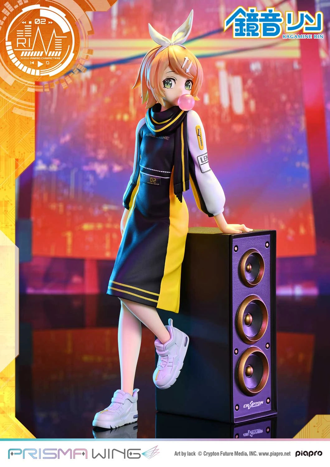 Preventa Resina Kagamine Rin Figura Vocaloid Prisma Wing (Licencia) Estudio