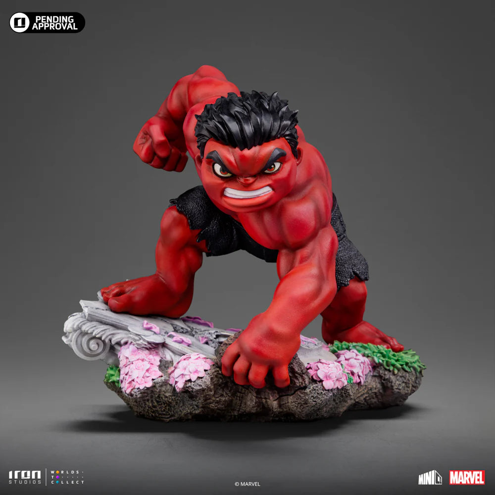 Preventa Resina Red Hulk Figura Capitán América: Un Nuevo Mundo Iron (Licencia) "Minico" Estudio