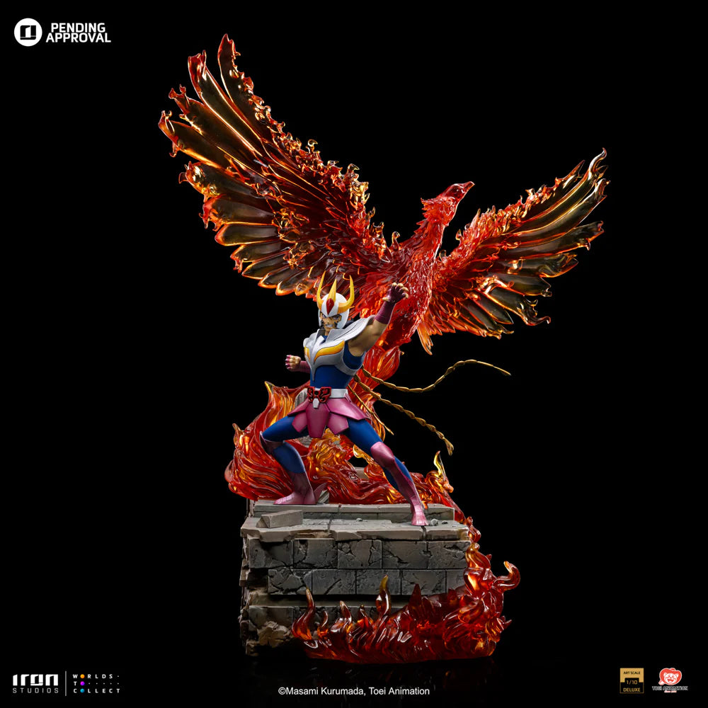 Preventa Resina Ikki "El Fenix" Figura Caballeros del Zodiako Iron (Licencia) Estudio