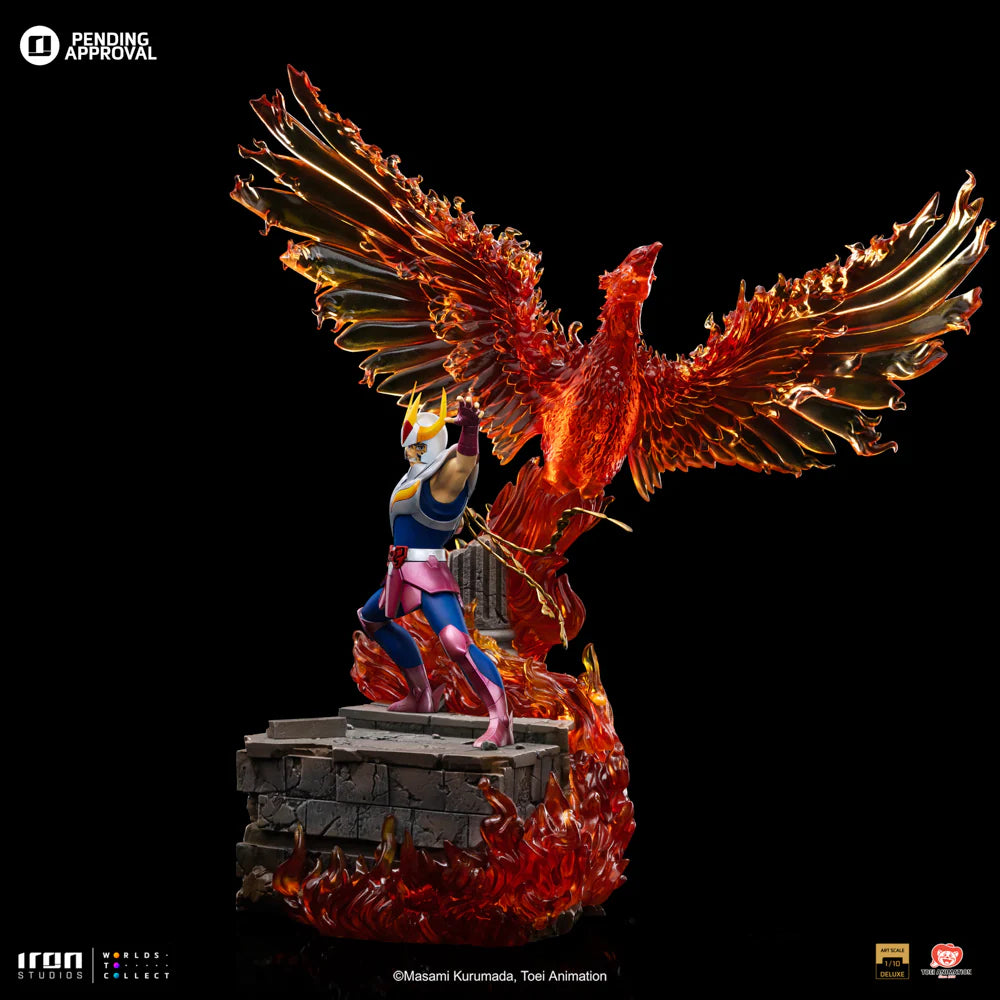 Preventa Resina Ikki "El Fenix" Figura Caballeros del Zodiako Iron (Licencia) Estudio