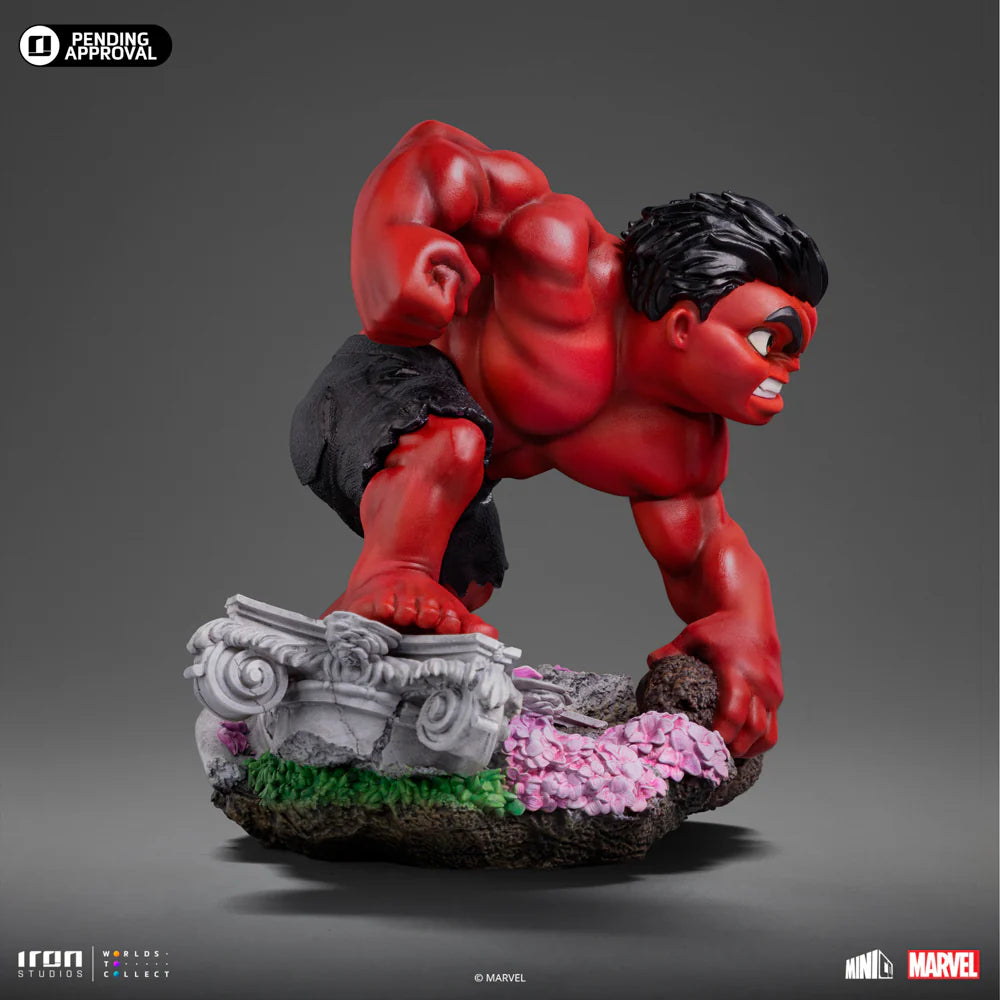 Preventa Resina Red Hulk Figura Capitán América: Un Nuevo Mundo Iron (Licencia) "Minico" Estudio