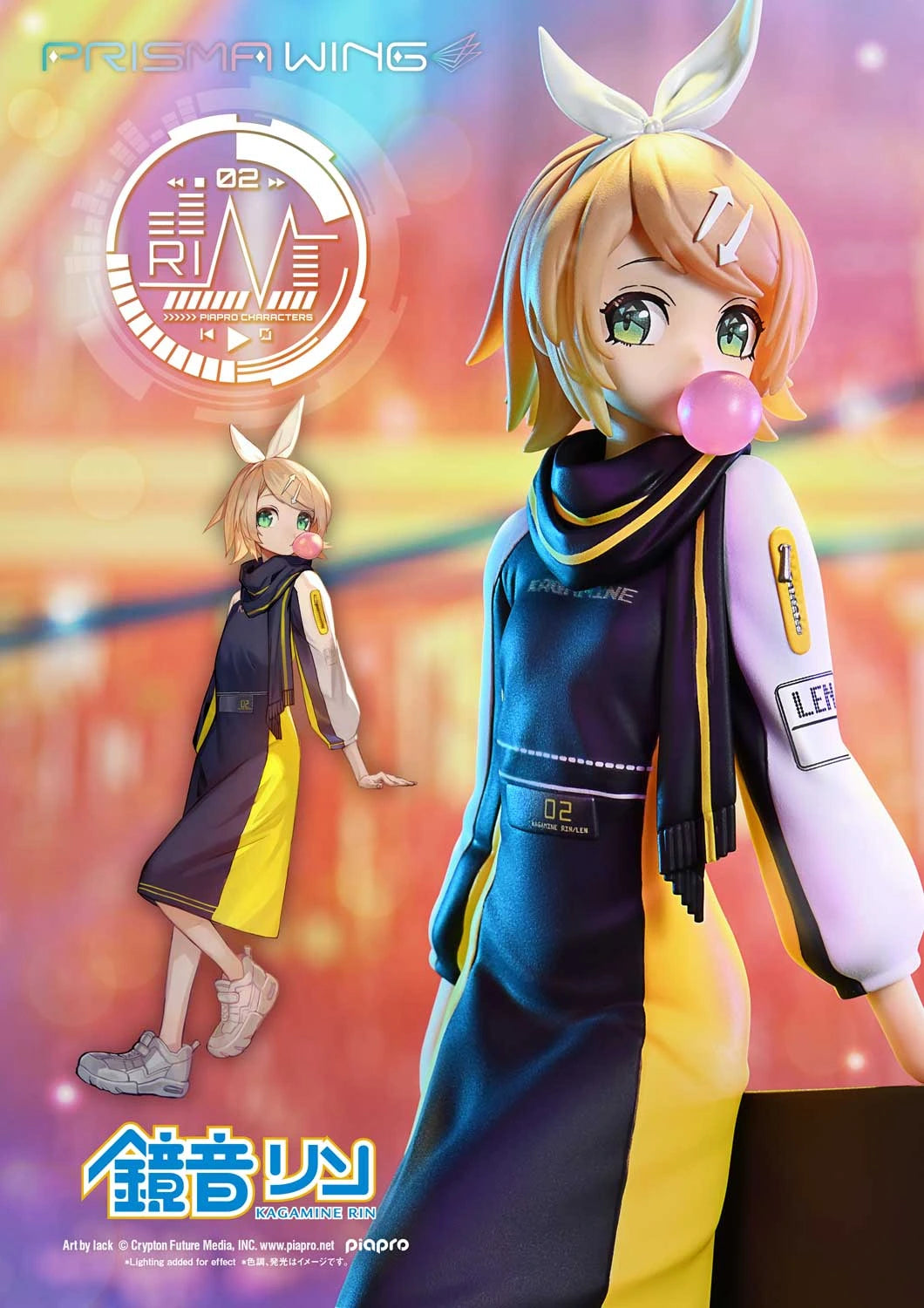 Preventa Resina Kagamine Rin Figura Vocaloid Prisma Wing (Licencia) Estudio