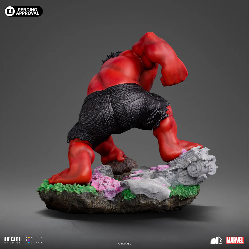 Preventa Resina Red Hulk Figura Capitán América: Un Nuevo Mundo Iron (Licencia) "Minico" Estudio