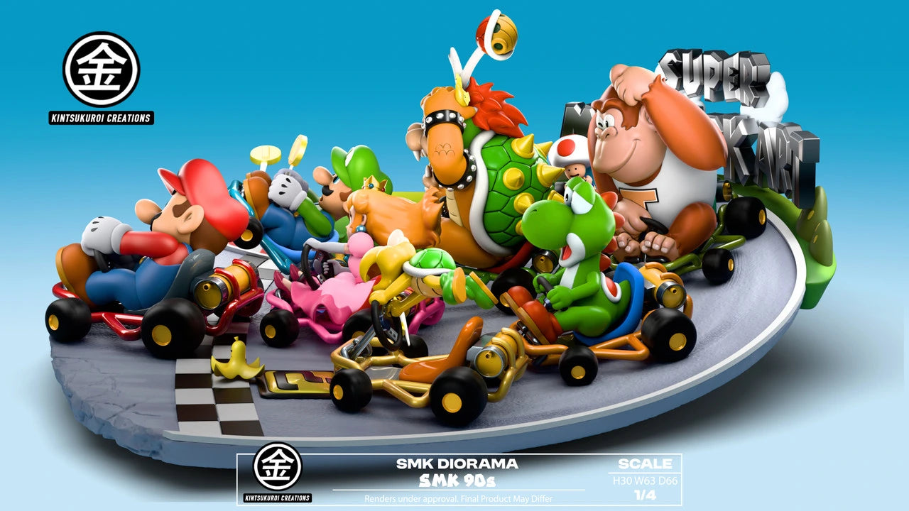 Preventa Resina Mario Kart Figura Nintendo Kintsukuroi Creations Estudio