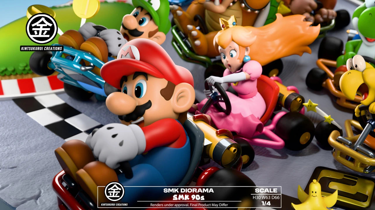 Preventa Resina Mario Kart Figura Nintendo Kintsukuroi Creations Estudio