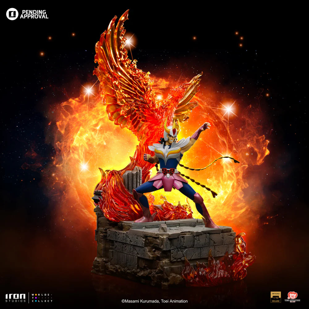 Preventa Resina Ikki "El Fenix" Figura Caballeros del Zodiako Iron (Licencia) Estudio