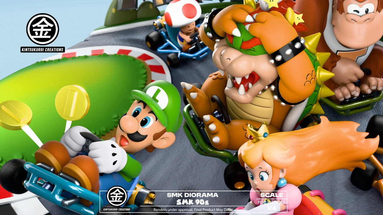 Preventa Resina Mario Kart Figura Nintendo Kintsukuroi Creations Estudio