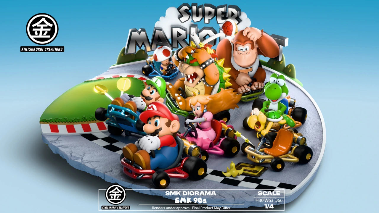 Preventa Resina Mario Kart Figura Nintendo Kintsukuroi Creations Estudio