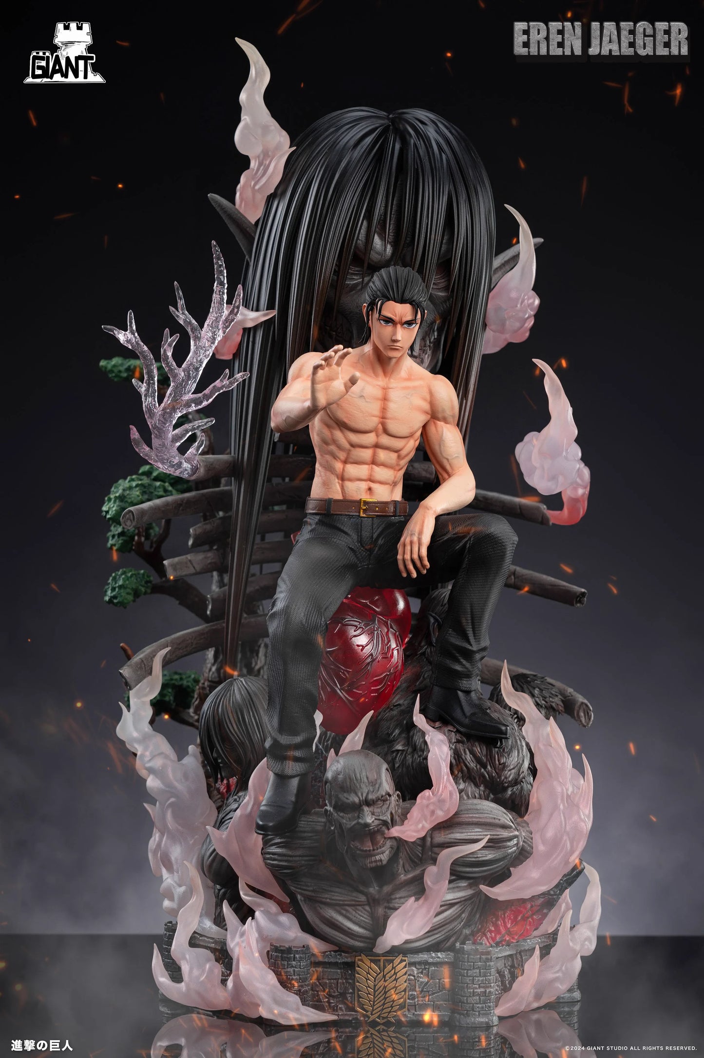 Preventa Resina Eren Yeager Figura Attack On Titan Giant  Estudio