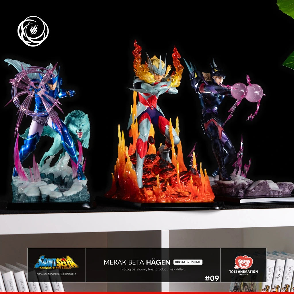 Preventa Resina Hagen de Merak Figura Caballeros del Zodiaco Tsume Art (Licencia) Estudio