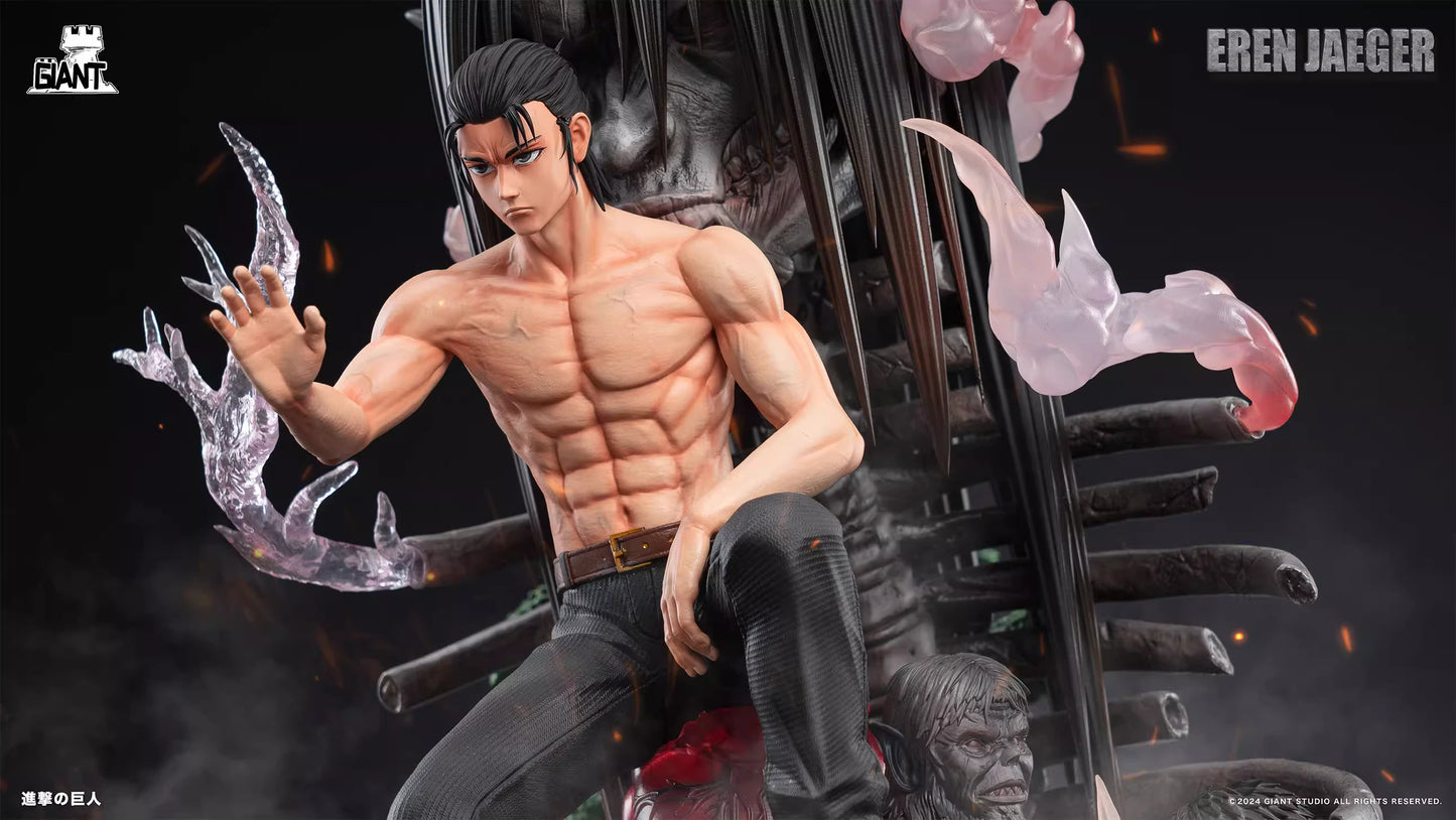 Preventa Resina Eren Yeager Figura Attack On Titan Giant  Estudio