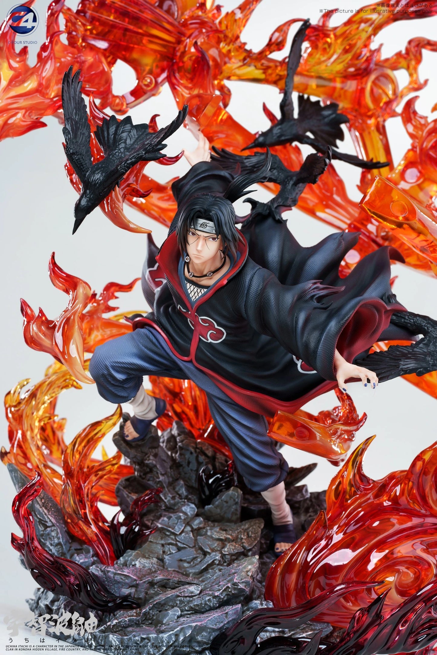 Preventa Resina Uchiha Itachi Figura Naruto C4 Estudio