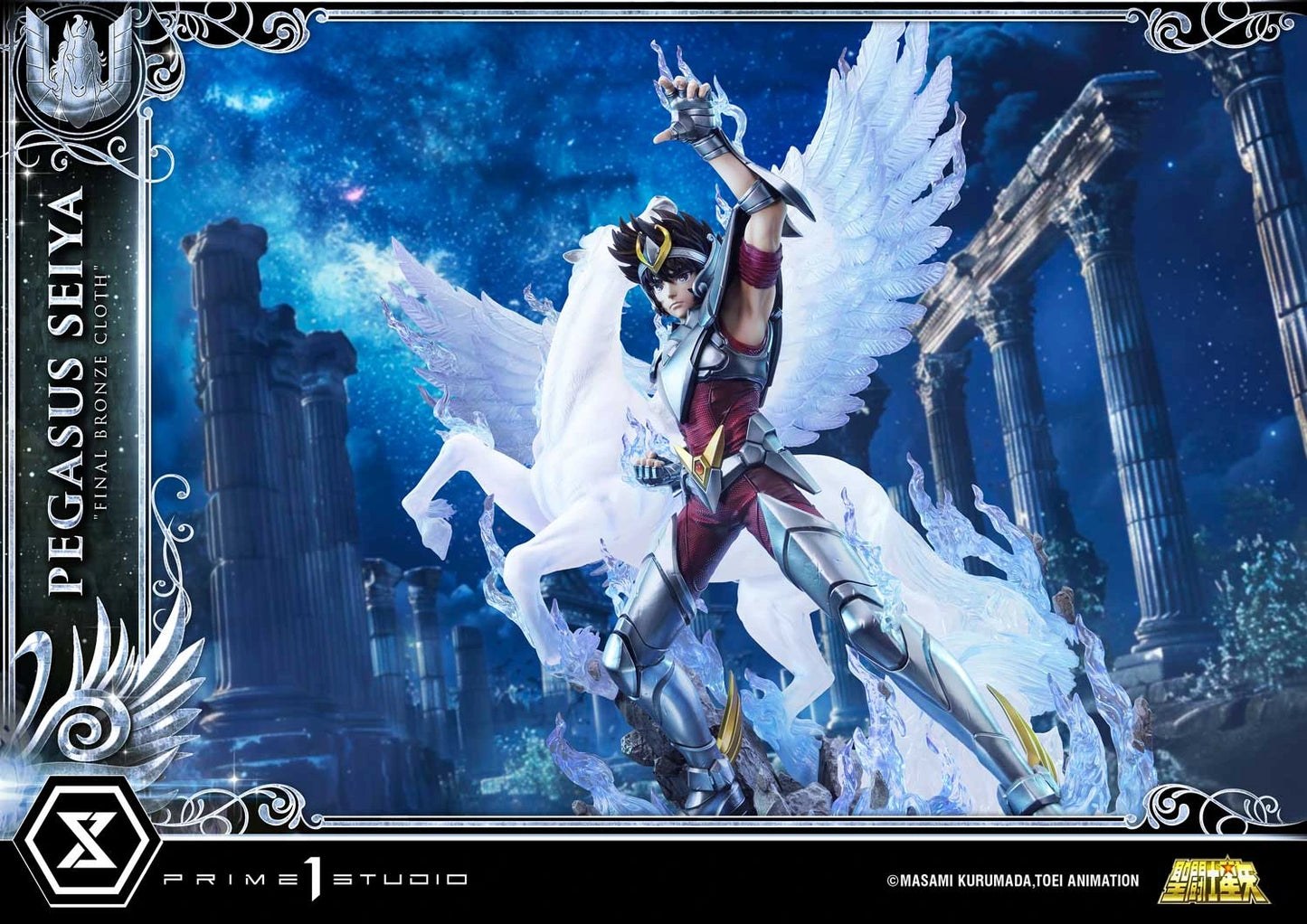 Preventa Resina Seiya de Pegaso Figura Caballeros del Zodiako Prime 1 (Licencia) Estudio