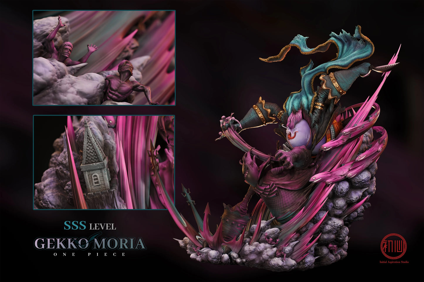 Preventa Resina Gekko Moria Figura One Piece Initial Aspiration Estudio