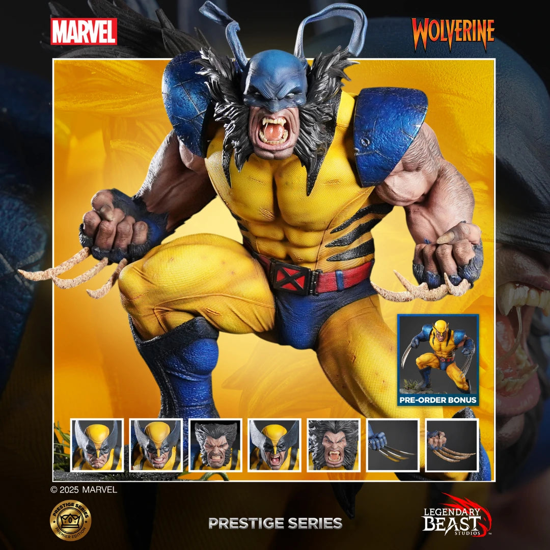 Preventa Resina Wolverine Figura Marvel Legendary Beast (Licencia) Estudio