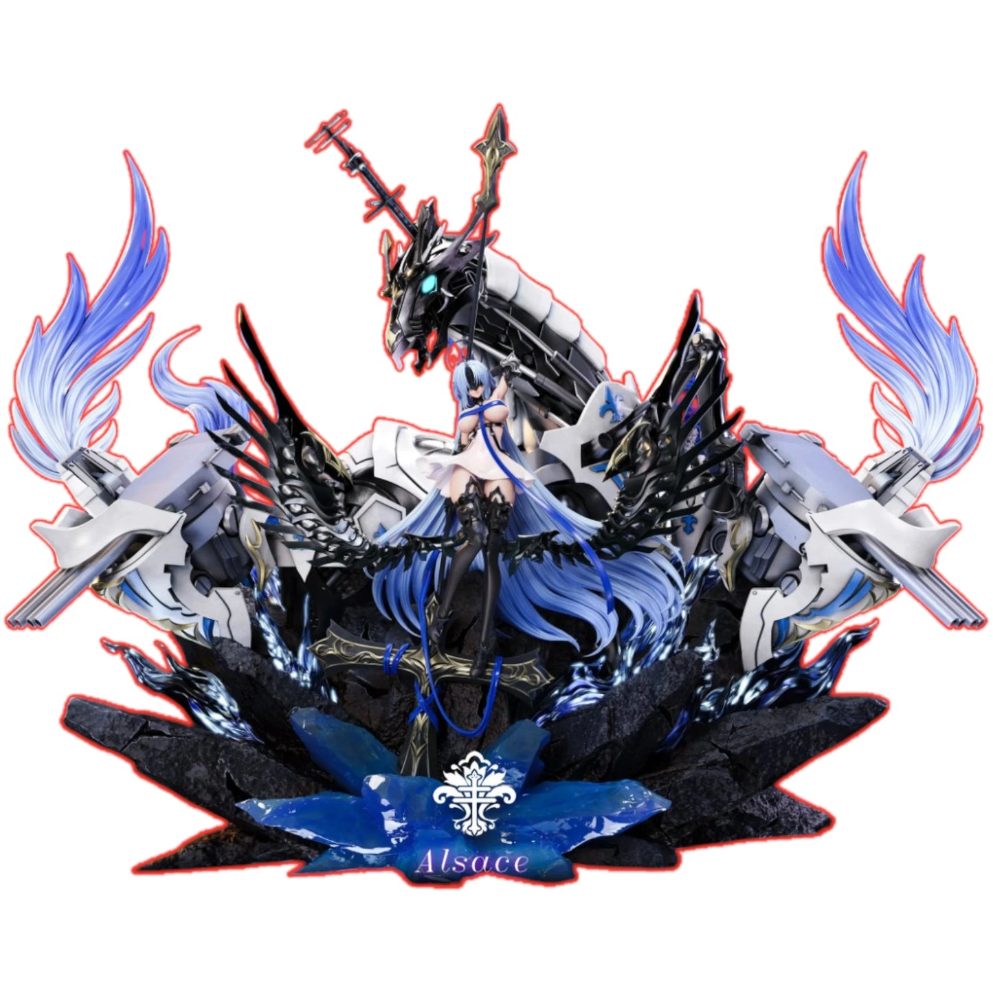 Preventa Resina Alsace Figura Azur Lane Imagination Estudio