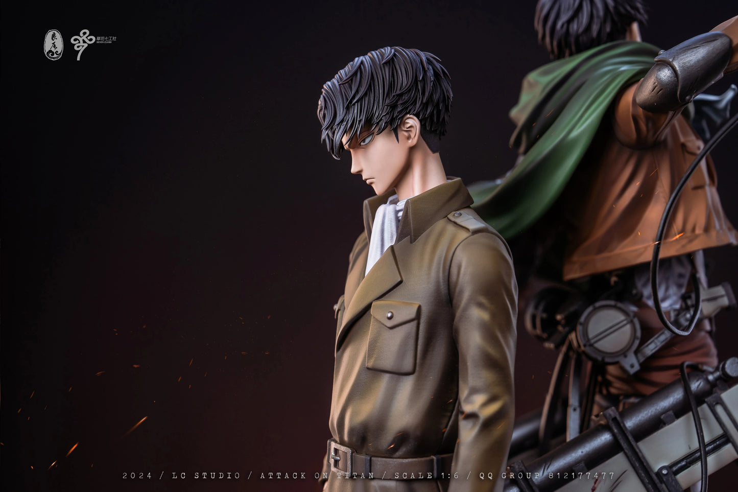 Preventa Resina Levi Ackerman Figura Attack On Titan LC Estudio