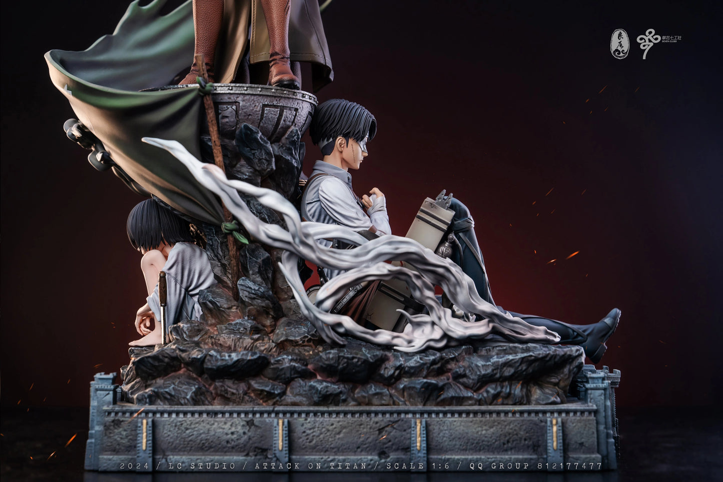 Preventa Resina Levi Ackerman Figura Attack On Titan LC Estudio