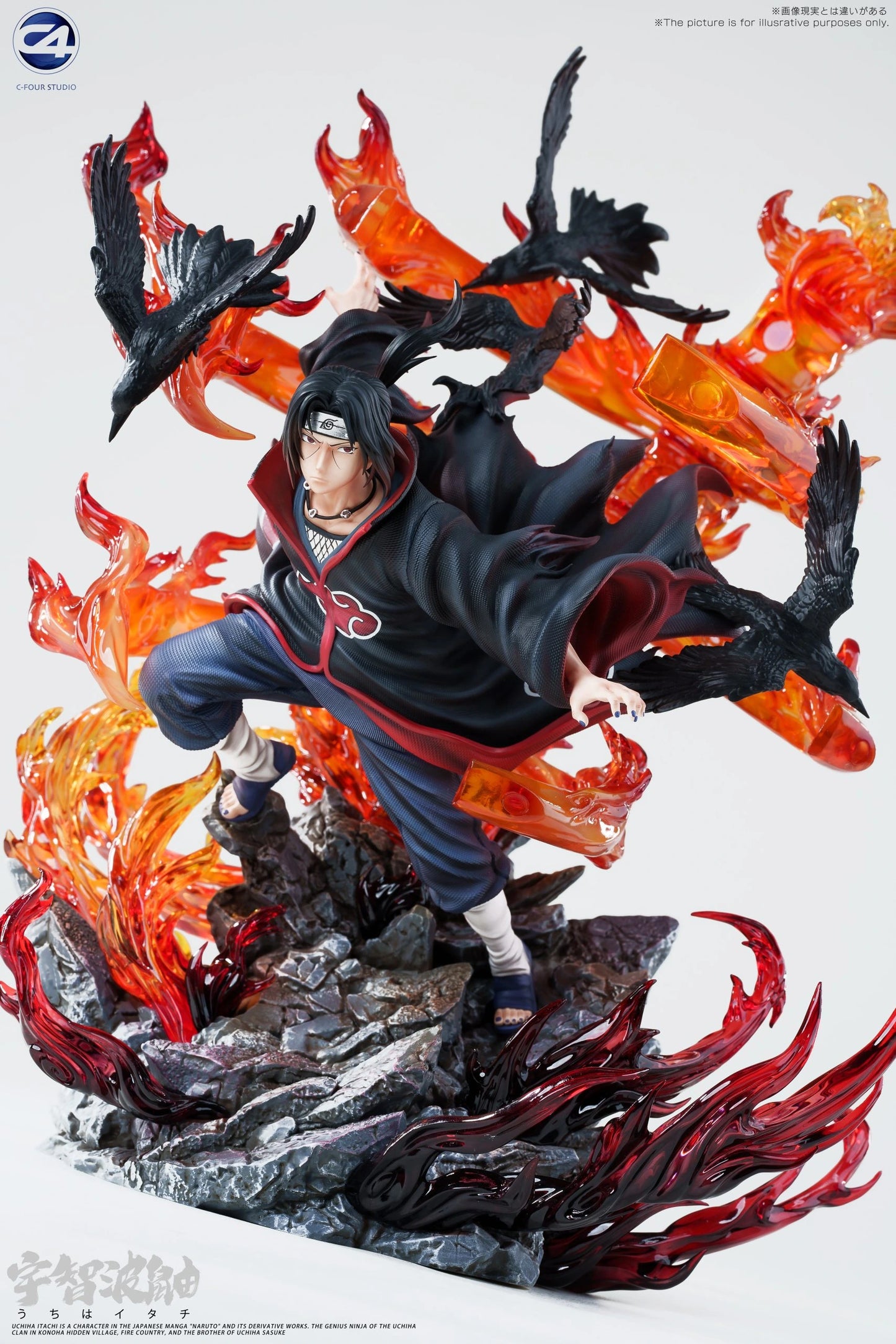 Preventa Resina Uchiha Itachi Figura Naruto C4 Estudio