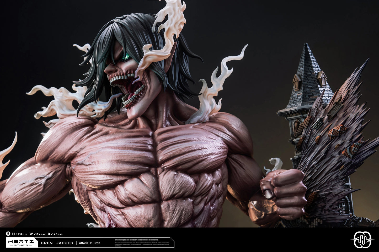 Preventa Resina Eren Yeager Figura Attack On Titan Hertz Estudio