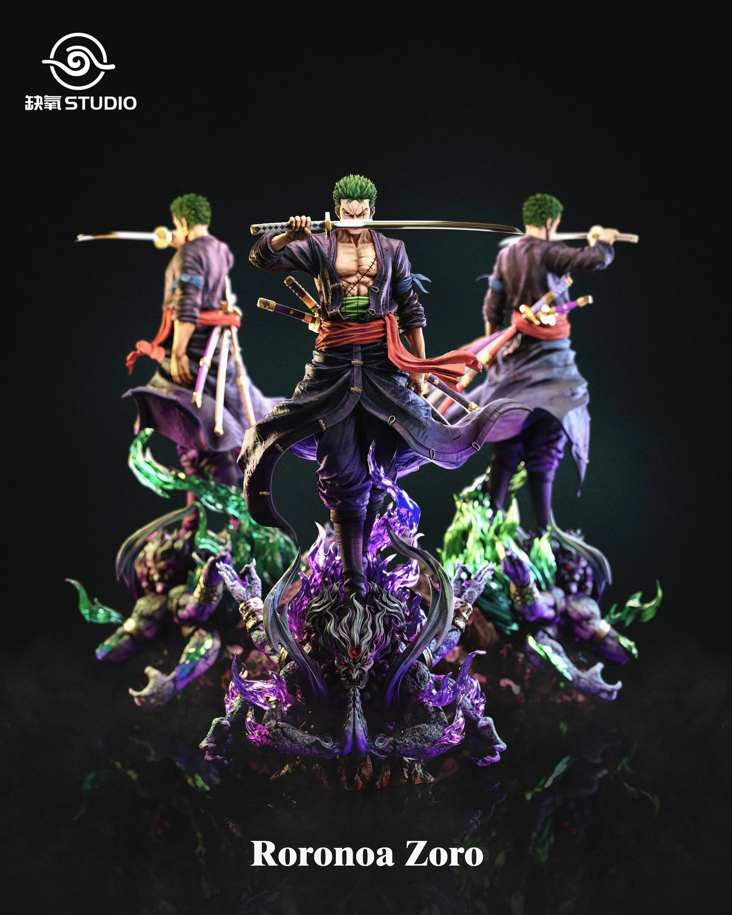 Preventa Resina Roronoa Zoro Figura One Piece QueYang Estudio